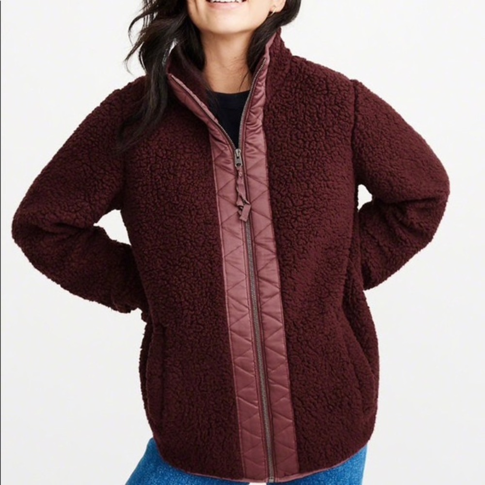 Sherpa full zip jacket